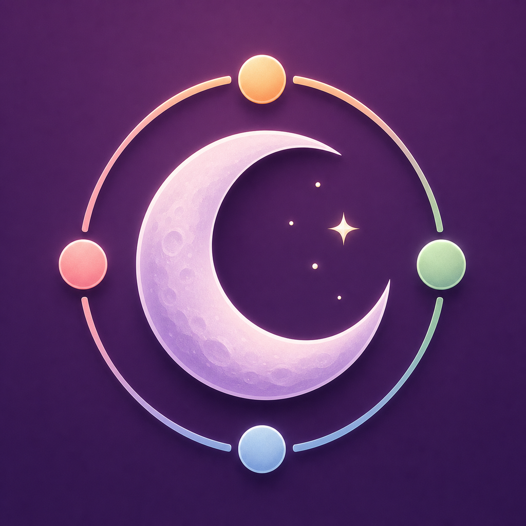 Local Cycle moon cycle logo